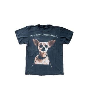 Vintage Taco Bell Chihuahua Godzilla Promo T-Shirt XL Here Lizard Bigger Box 90s